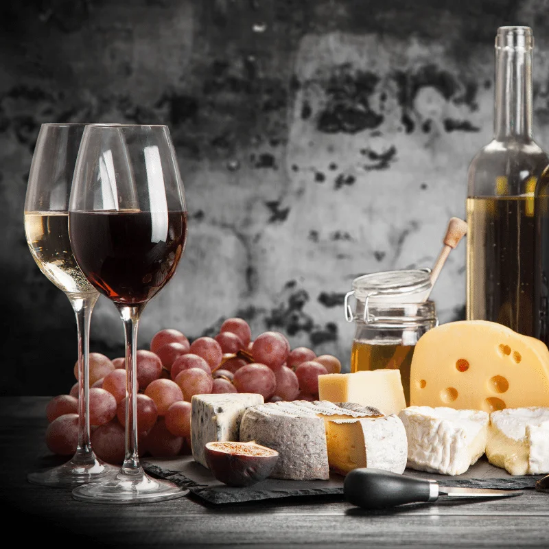 Vino y queso