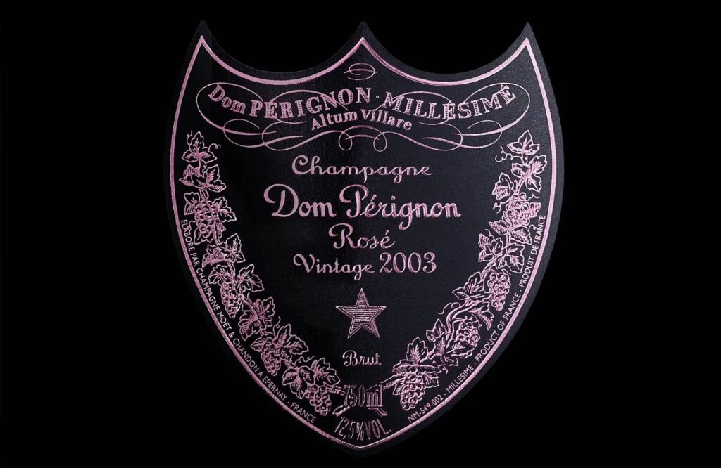 Etiqueta Dom Perignon