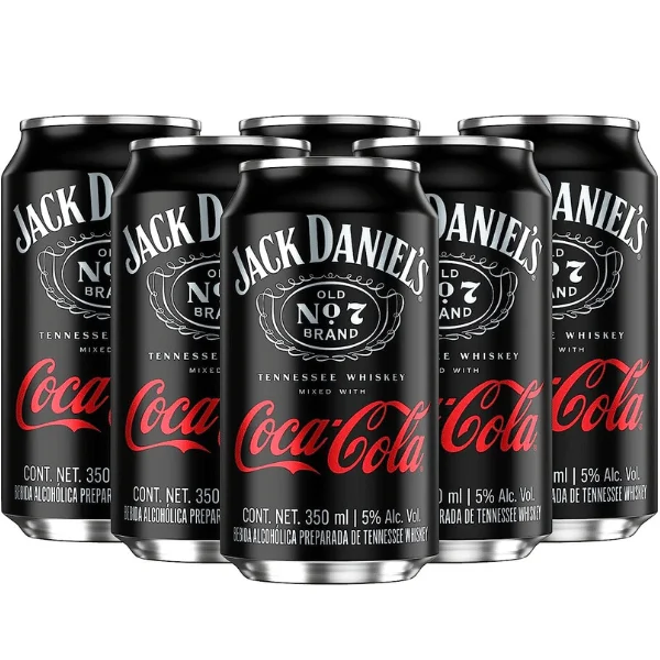 Jack Daniel's & coca Cola Lata preparadas