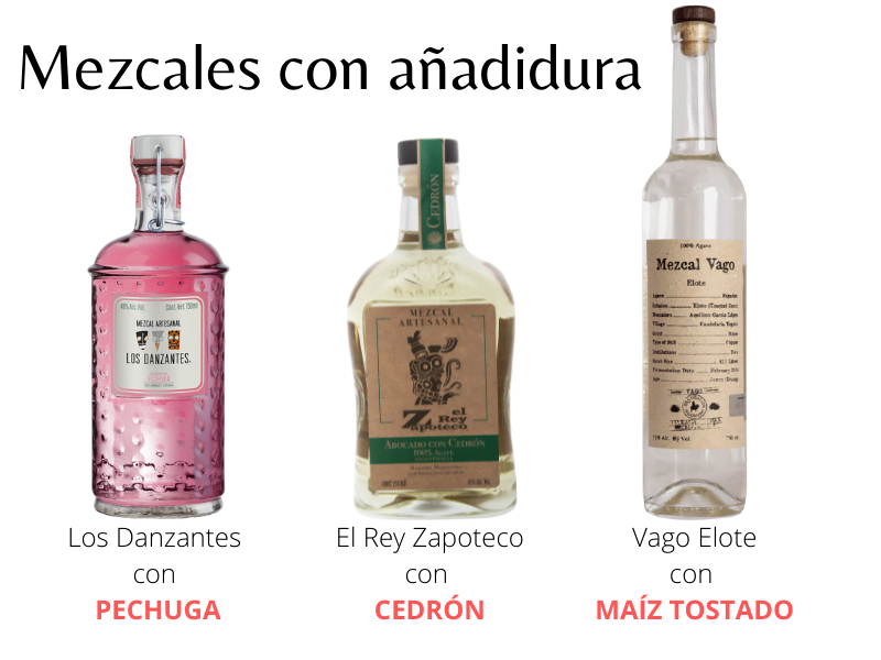 mezcales con añadidura